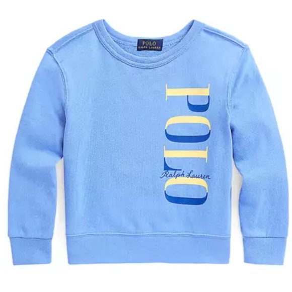 Ralph Lauren Boys  Logo Spa Terry Sweatshirt New with Tags Sizes 8 - Picture 1 of 5